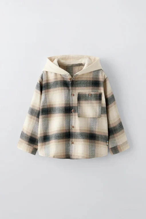 CAMISA CUADROS CAPUCHA