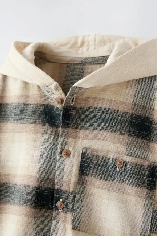 CAMISA CUADROS CAPUCHA