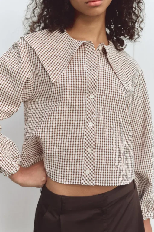 CAMISA CUADROS CUELLO BOBO