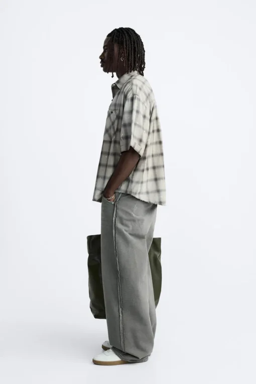 CAMISA CUADROS LAVADO