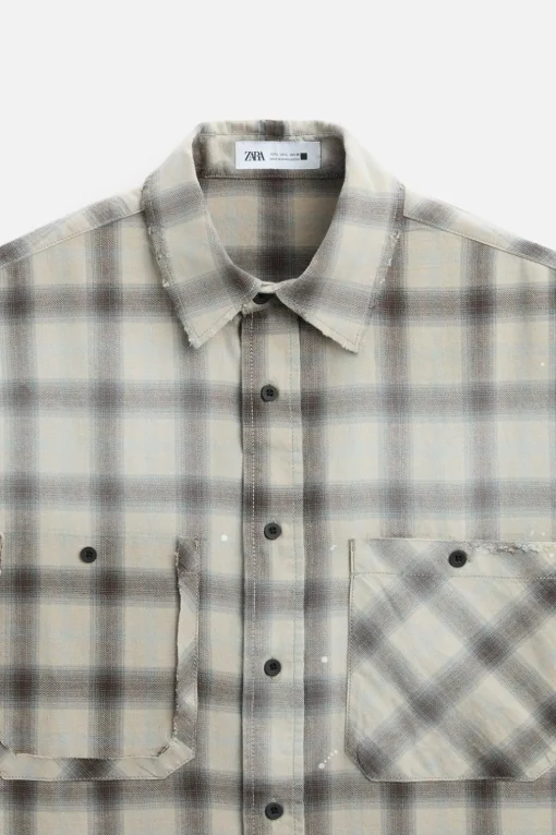 CAMISA CUADROS LAVADO