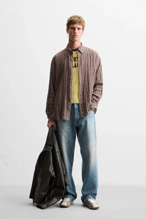 CAMISA CUADROS TEXTURA