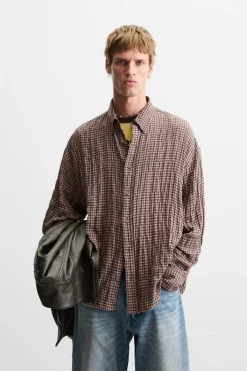 CAMISA CUADROS TEXTURA