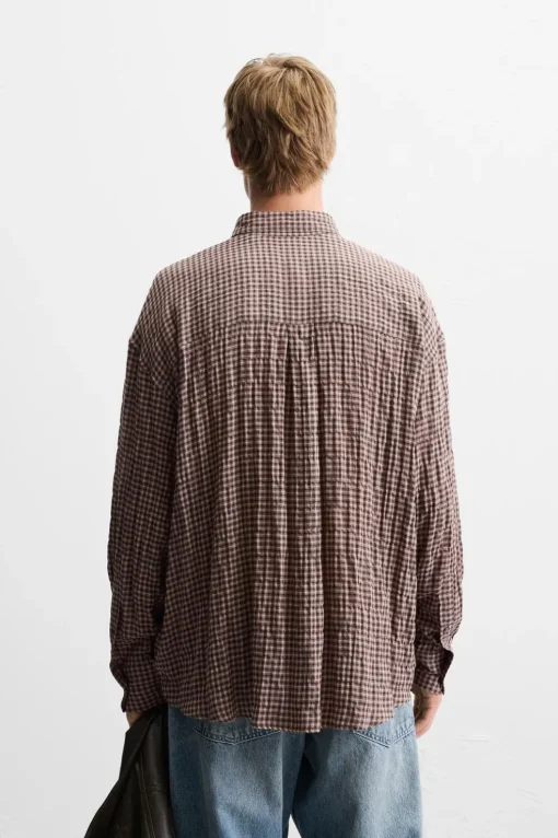 CAMISA CUADROS TEXTURA