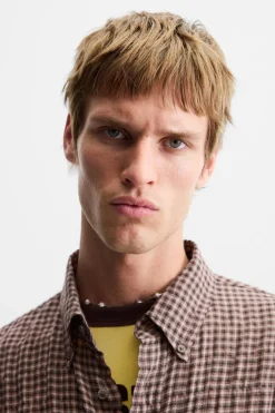 CAMISA CUADROS TEXTURA