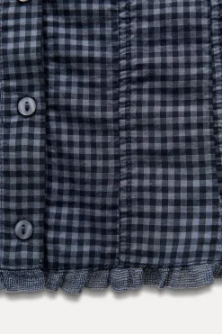 CAMISA CUELLO BOBO CUADROS VICHY