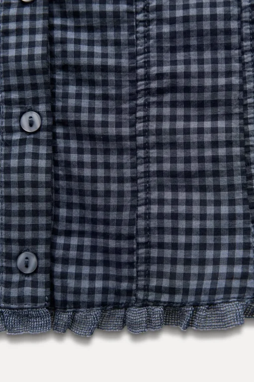 CAMISA CUELLO BOBO CUADROS VICHY