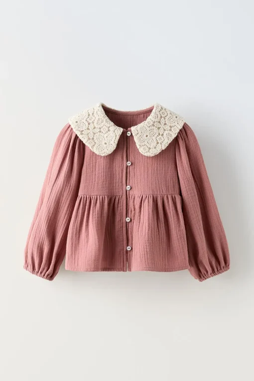 CAMISA CUELLO CROCHET