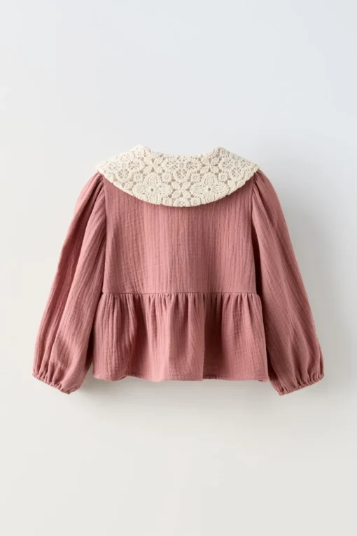 CAMISA CUELLO CROCHET