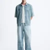 CAMISA DENIM BOXY FIT