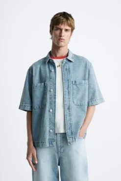 CAMISA DENIM BOXY FIT