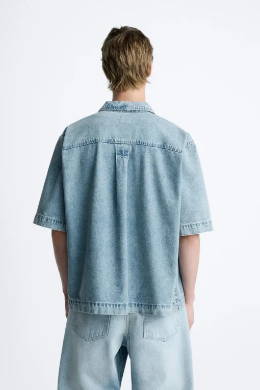 CAMISA DENIM BOXY FIT