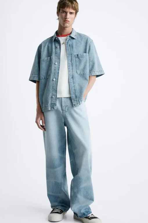 CAMISA DENIM BOXY FIT