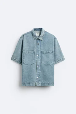 CAMISA DENIM BOXY FIT