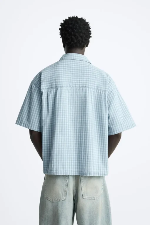 CAMISA DENIM CUADROS