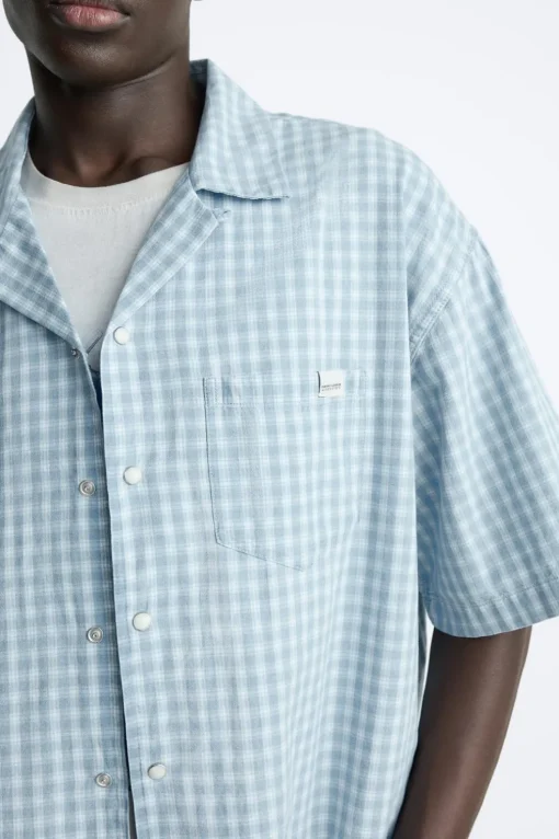 CAMISA DENIM CUADROS
