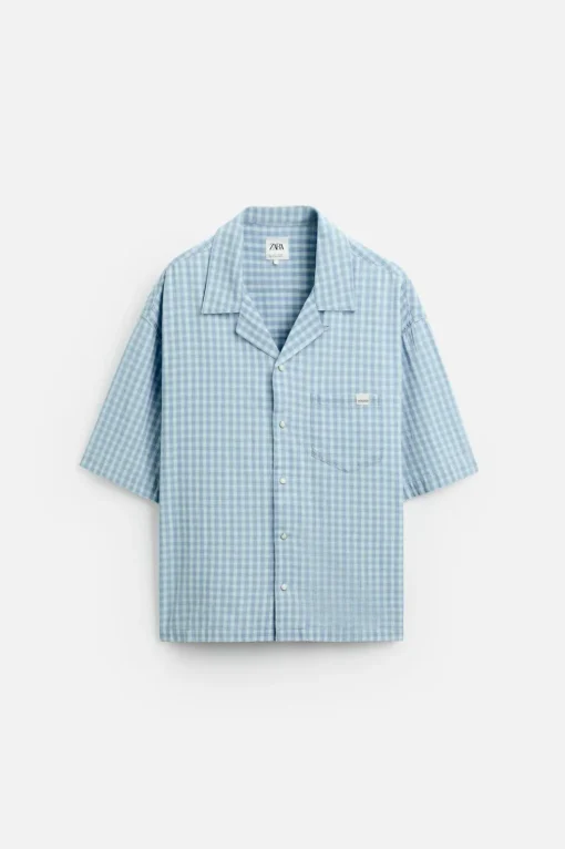 CAMISA DENIM CUADROS