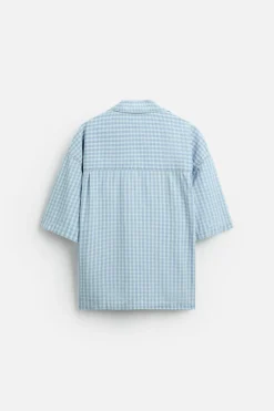 CAMISA DENIM CUADROS