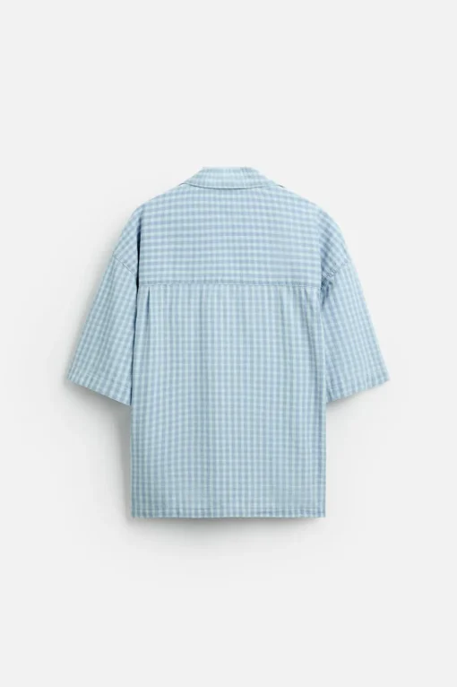 CAMISA DENIM CUADROS