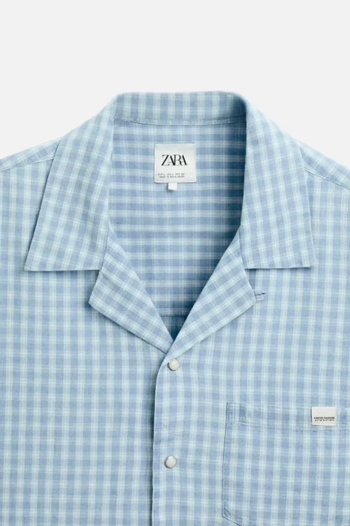 CAMISA DENIM CUADROS