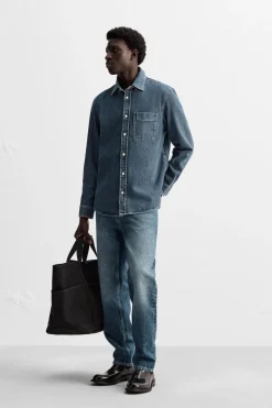 CAMISA DENIM LAVADA