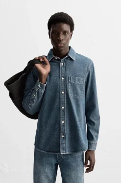 CAMISA DENIM LAVADA