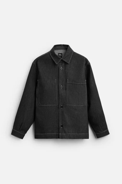 CAMISA DENIM PESPUNTES