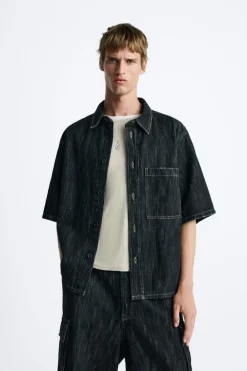 CAMISA DENIM TEXTURA