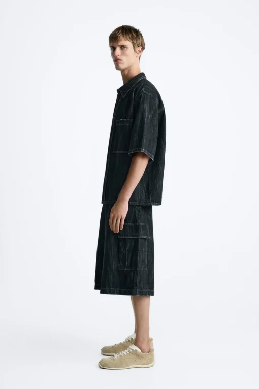 CAMISA DENIM TEXTURA