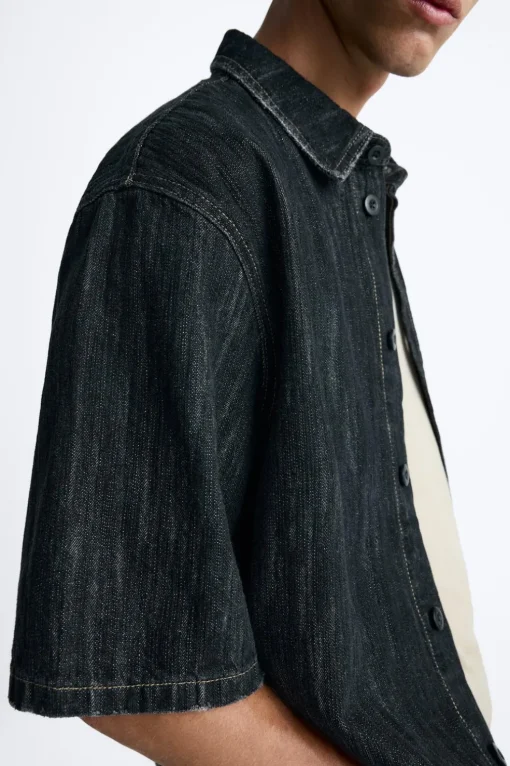 CAMISA DENIM TEXTURA