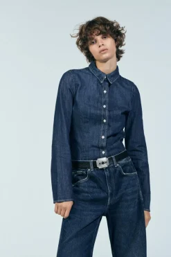 CAMISA DENIM TRF