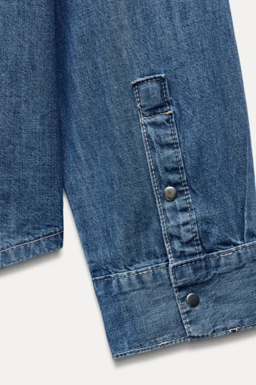 CAMISA DENIM TRF