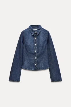 CAMISA DENIM TRF