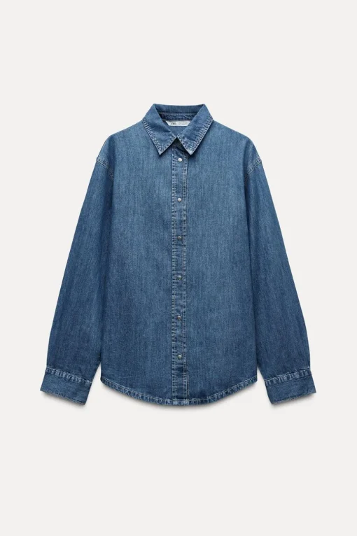 CAMISA DENIM TRF