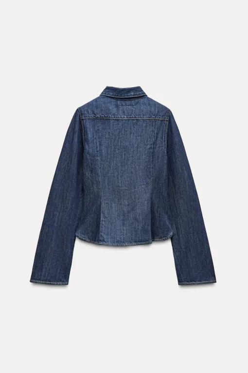 CAMISA DENIM TRF