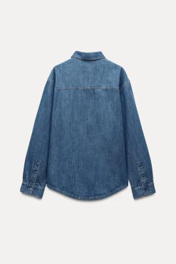 CAMISA DENIM TRF