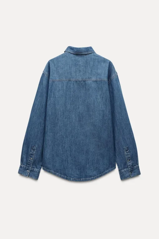 CAMISA DENIM TRF