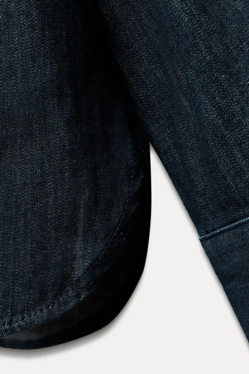 CAMISA DENIM TRF BOLSILLO