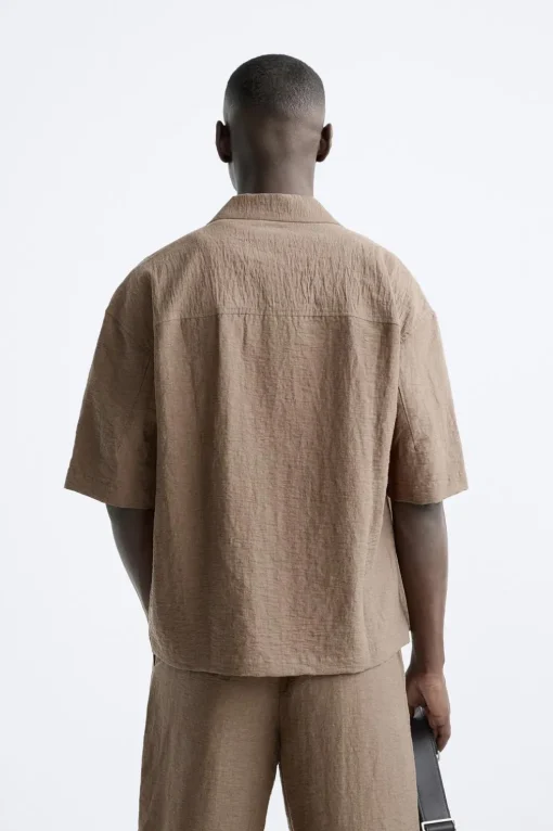 CAMISA EFECTO ARRUGADO