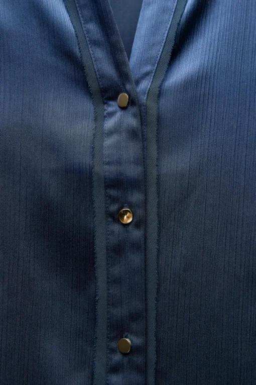 CAMISA EFECTO ARRUGADO