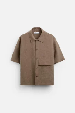 CAMISA EFECTO ARRUGADO