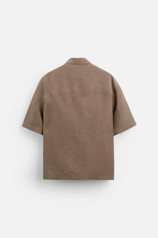 CAMISA EFECTO ARRUGADO
