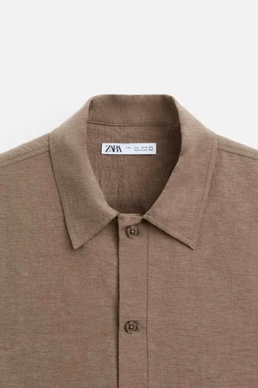 CAMISA EFECTO ARRUGADO