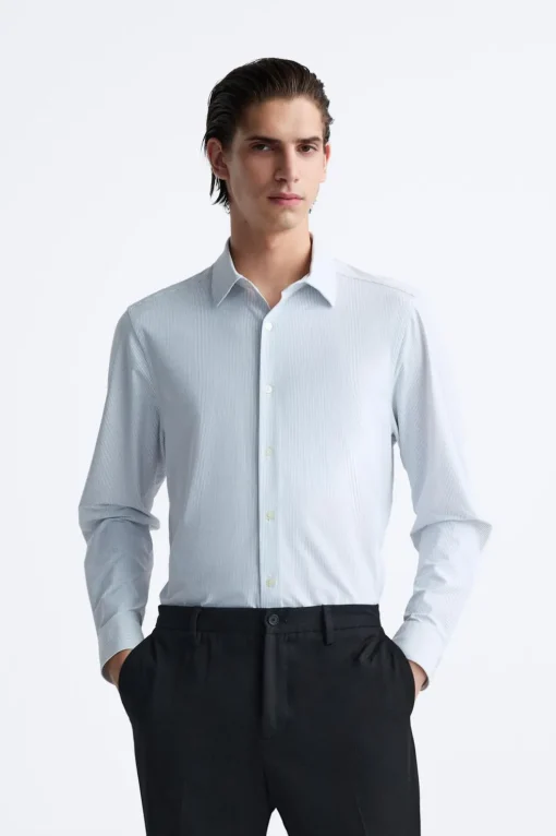 CAMISA ELÁSTICA RAYAS