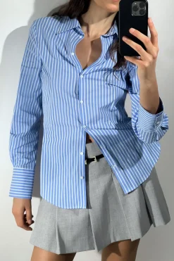 CAMISA ENTALLADA POPELÍN