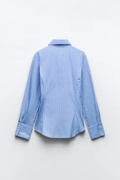 CAMISA ENTALLADA POPELÍN