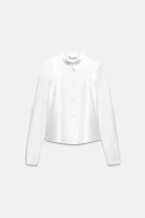CAMISA ENTALLADA POPELÍN ZW COLLECTION