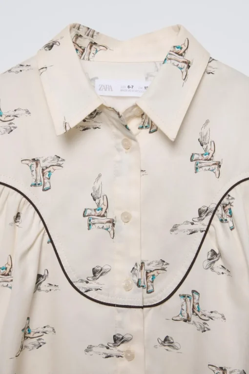 CAMISA ESTAMPADA BOTAS