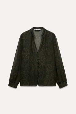 CAMISA ESTAMPADA VIVO TERCIOPELO