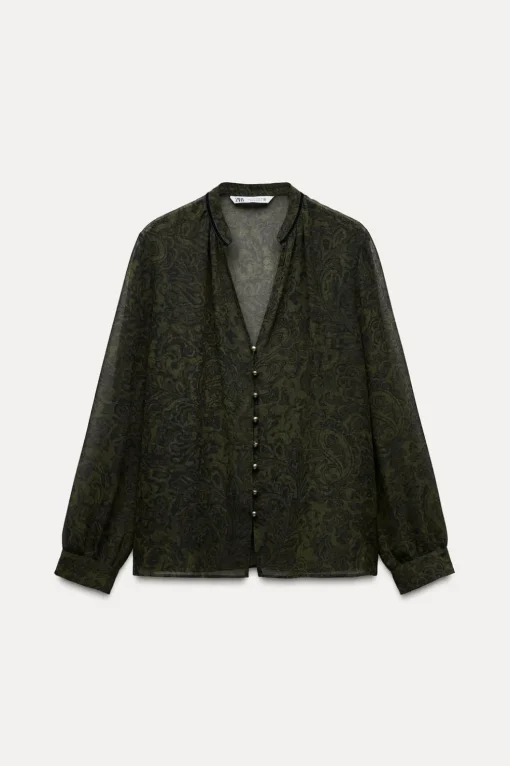 CAMISA ESTAMPADA VIVO TERCIOPELO
